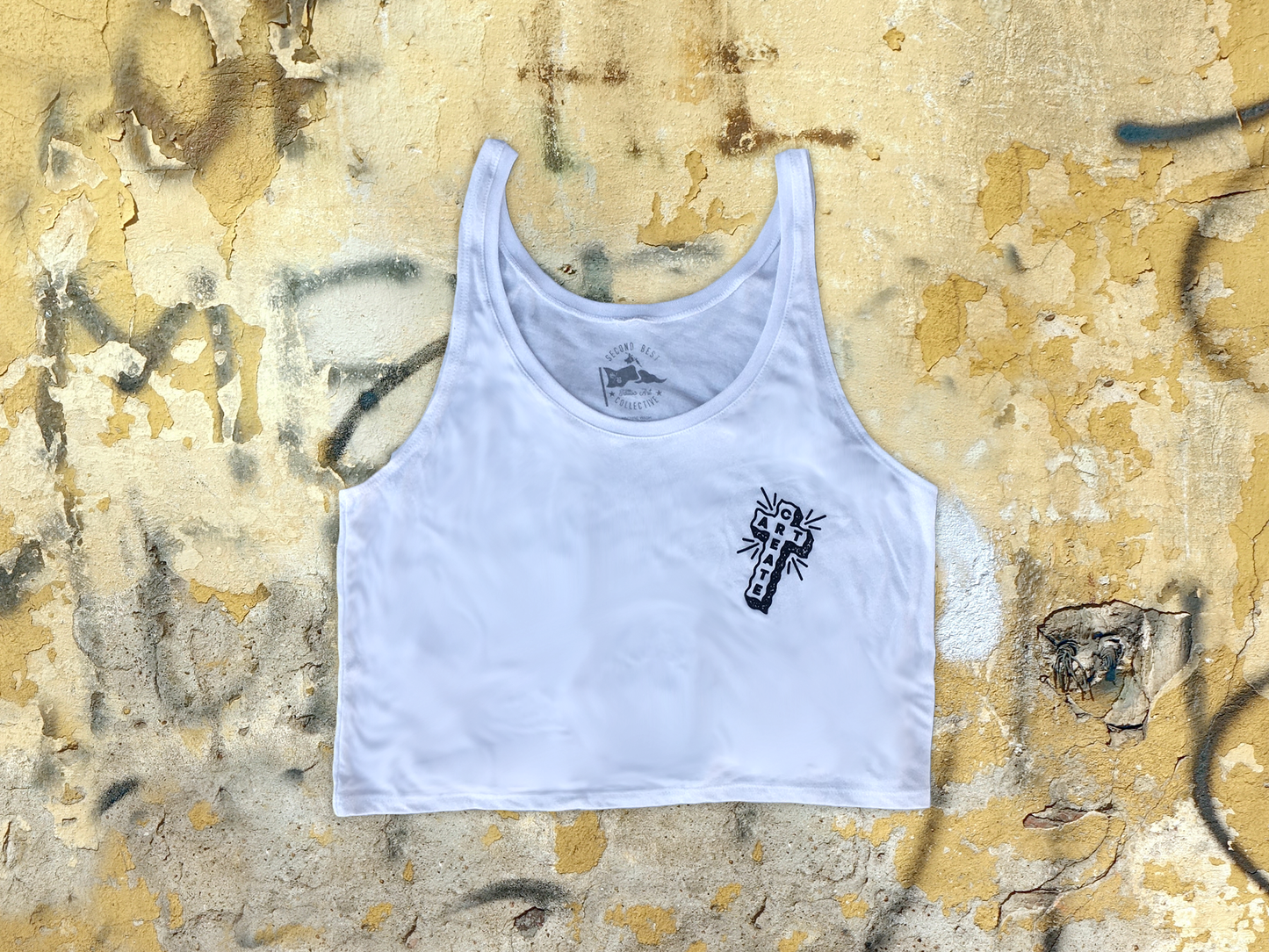 Create Art Cross - Women's Crop Tank