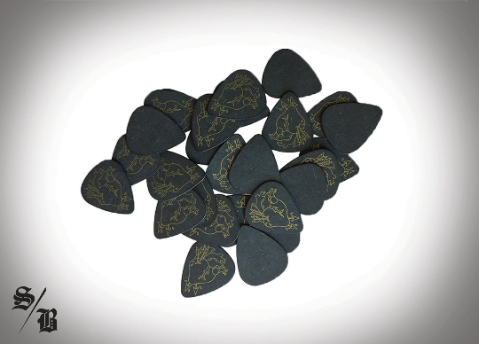 Golden Heart Guitar Picks