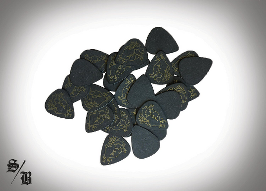 Golden Heart Guitar Picks