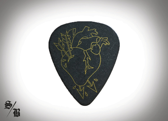 Golden Heart Guitar Picks