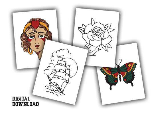 Traditional Flash Coloring Book DOWNLOAD