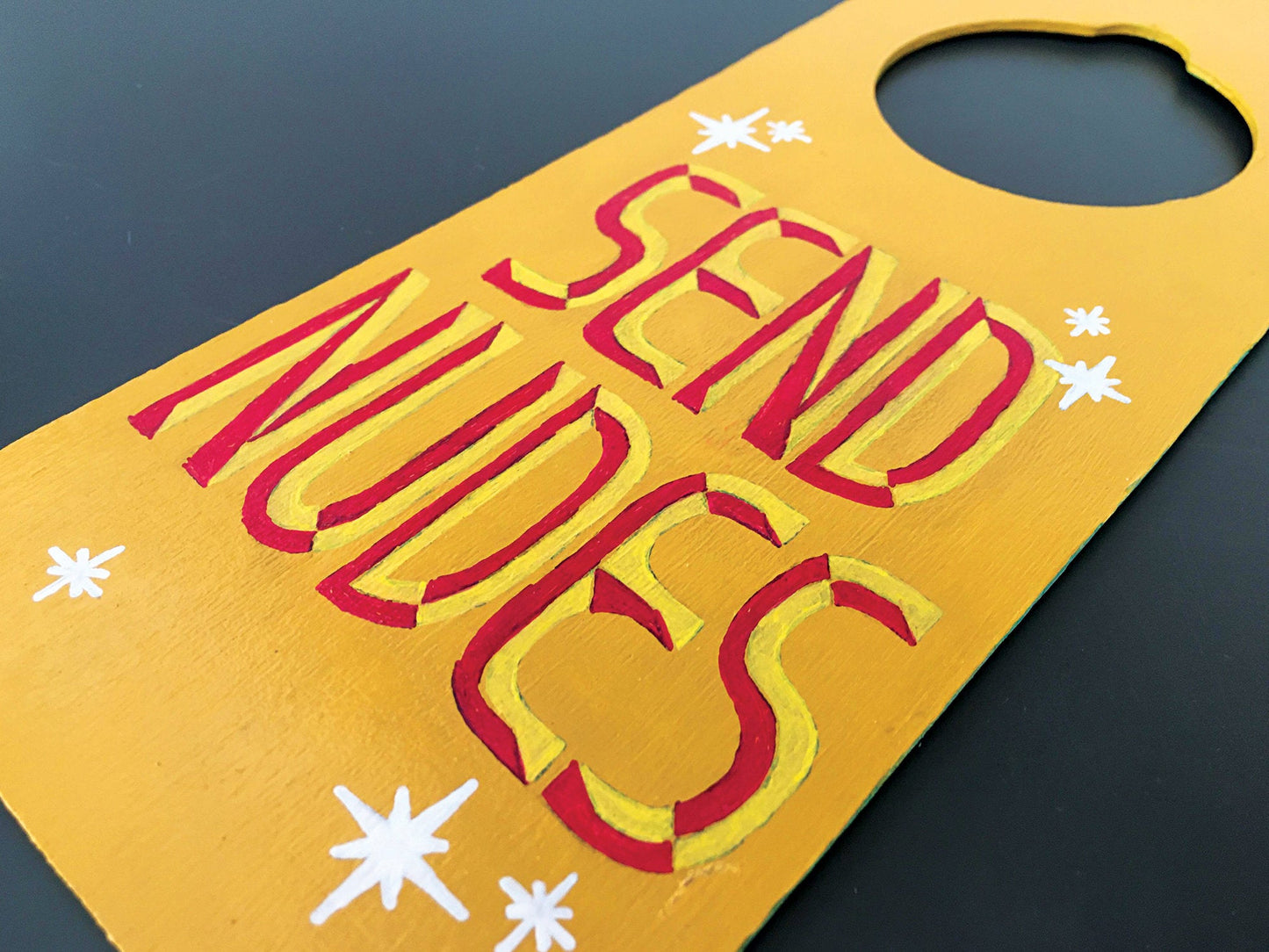 Hand Painted Door Hanging Sign