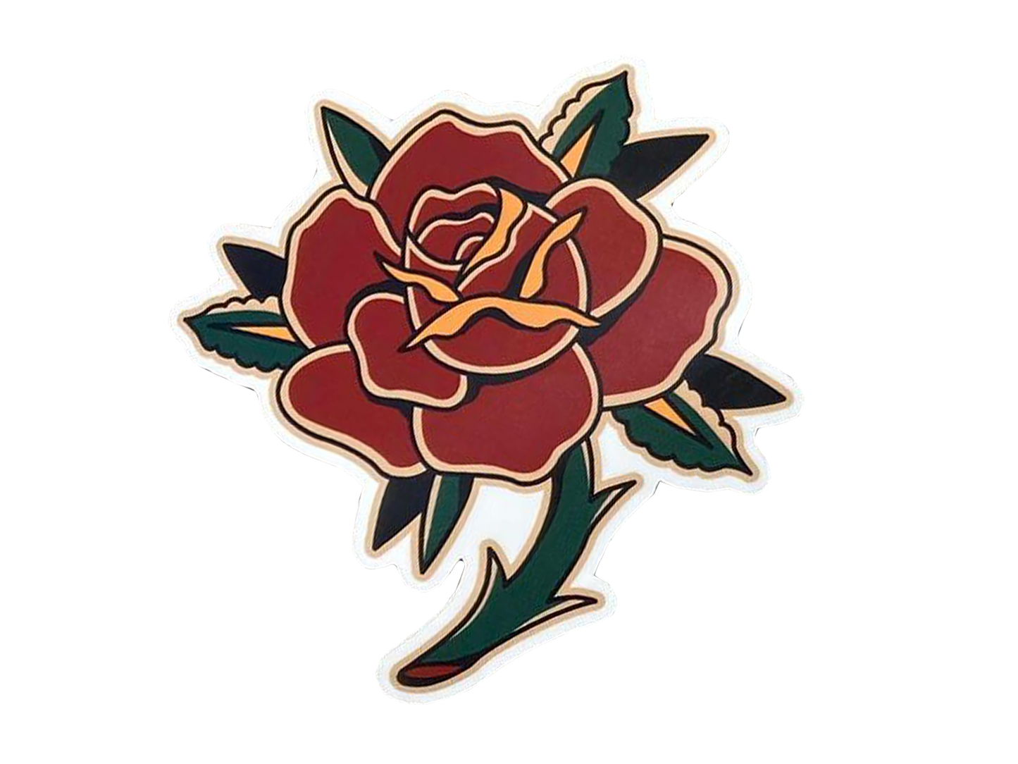 Traditional Rose Sticker