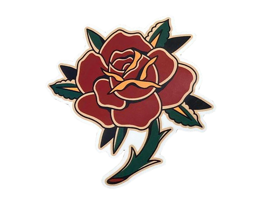 Traditional Rose Sticker