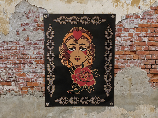 Gypsy Rose Vinyl Banner