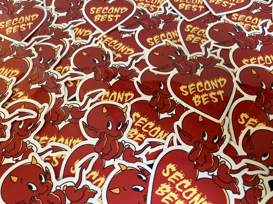 Hot Stuff Devil Tattoo Sticker