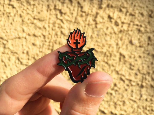 Sacred Heart - Enamel Pin