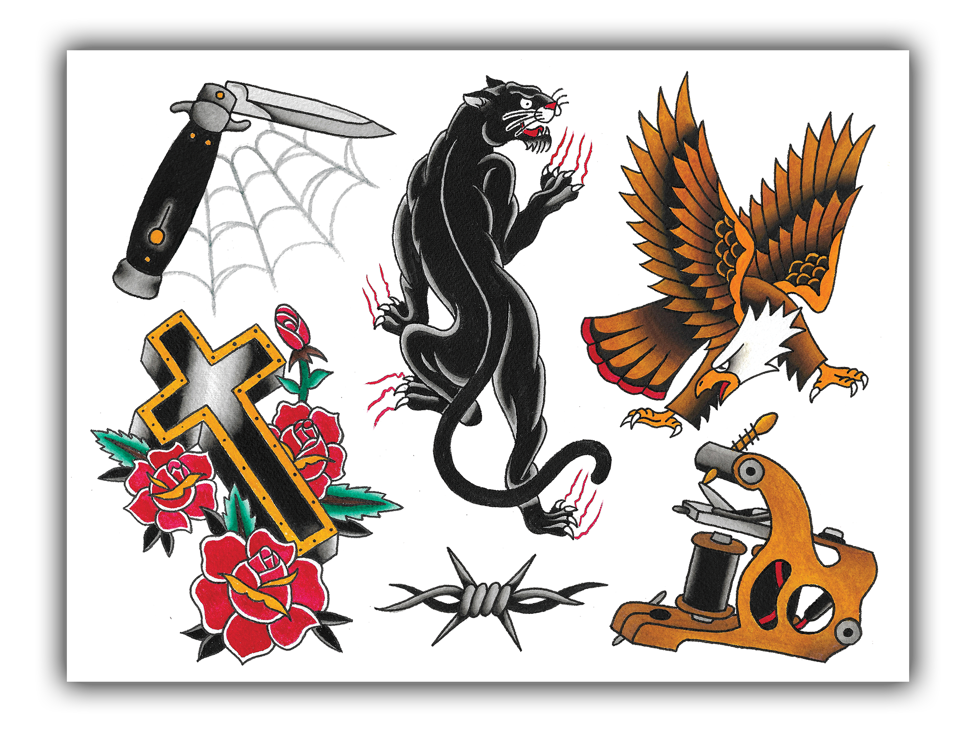 Buy Tattoo Flash Art Traditional Online In India  Etsy India